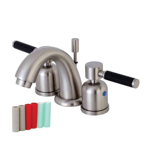 KB8918DKL Kaiser Widespread Bathroom Faucet, Brushed Nickel